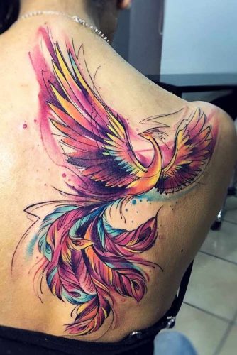 20 Rising Phoenix Tattoo Ideas