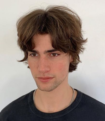 17 Curtain Bangs Hairstyles Men Ideas for