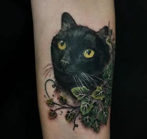 25 Black Cat Tattoos Ideas and Inspiration