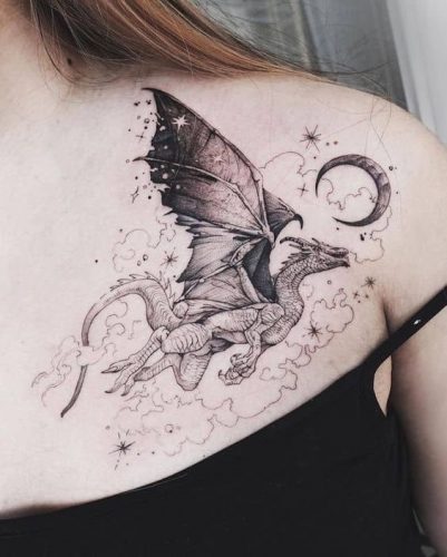 29 Fierce Dragon Tattoo Ideas for Women