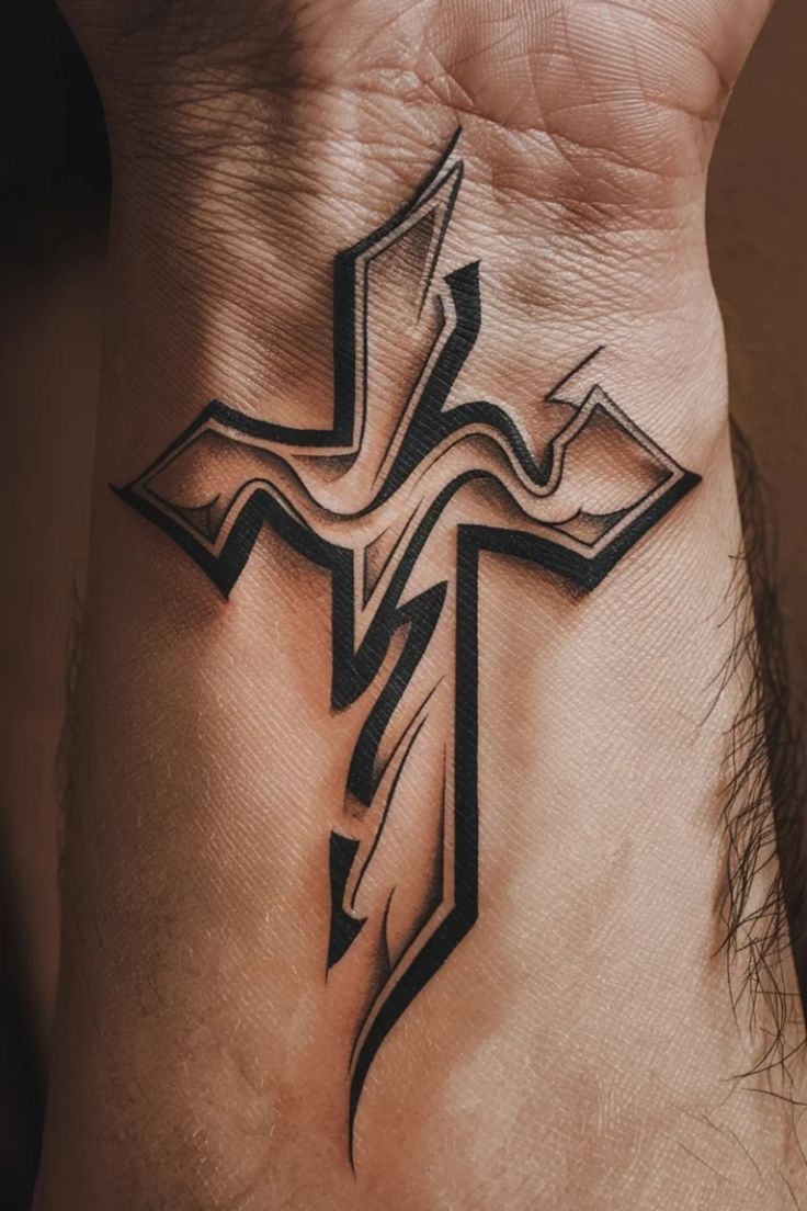 26 Unique Cross Tattoo Designs for : Ideas for Men & Women
