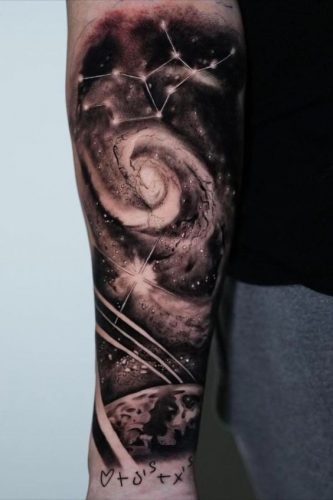 Discover the Best Galaxy Tattoo Designs for : Inspirational Ideas for Cosmic Body Art