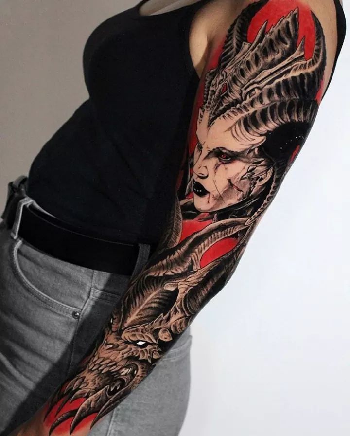 Explore 26 Lilith Tattoo Ideas for : Dark Aesthetic, Black Moon Symbols, Realistic & Blackwork Designs