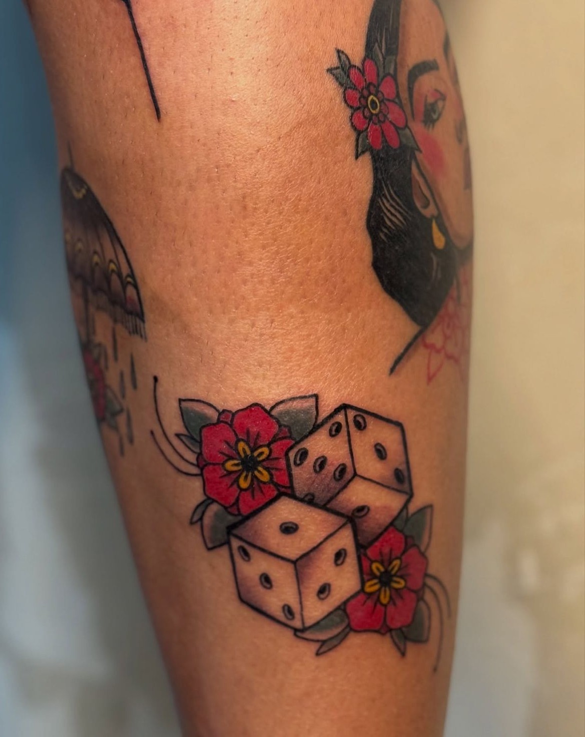 25 Dice Tattoo Ideas with Cool Flash Designs, Stencil Outlines & Men s Placement