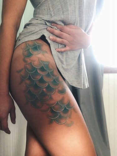 Enchanting Mermaid Scales Tattoos : Top 15 Design Ideas for Ocean-Inspired Ink