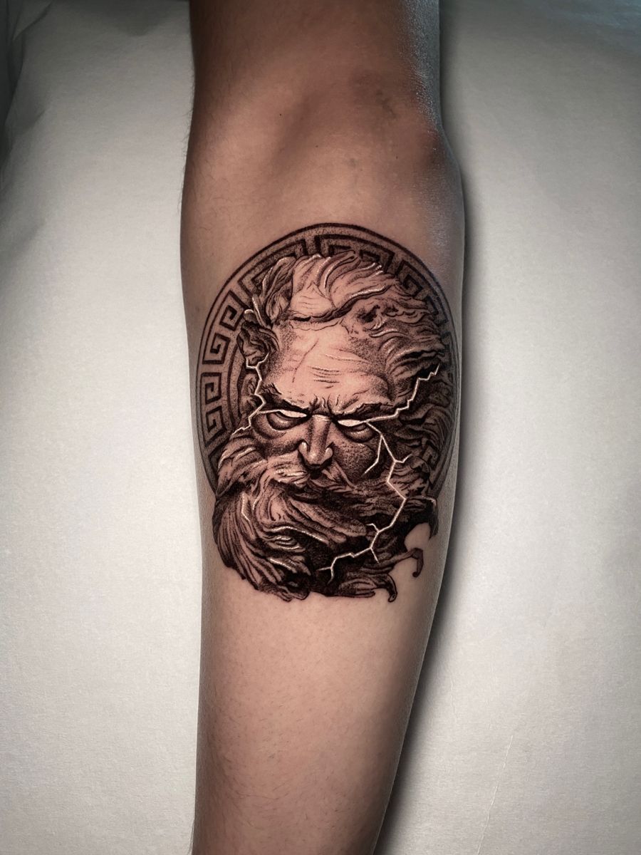 26 Zeus Tattoo Ideas for Sleeve, Forearm, and Full Back Designs with Greek Gods Mythology