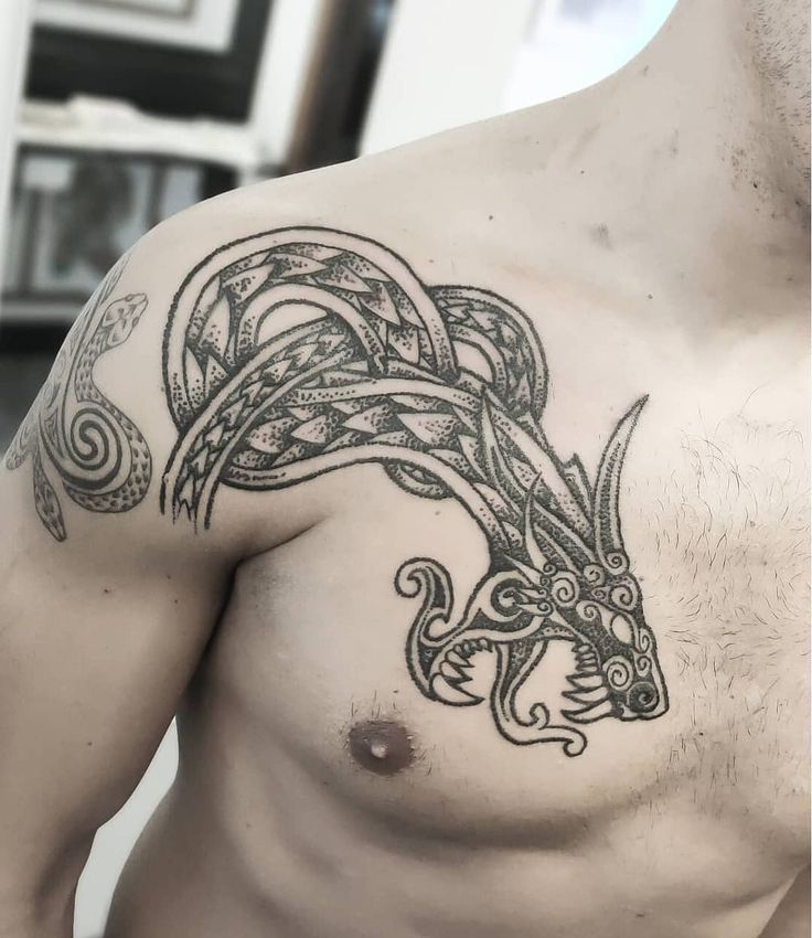 Explore 20 Inspiring Celtic Dragon Tattoo Ideas for : Stunning Designs for Men and Women