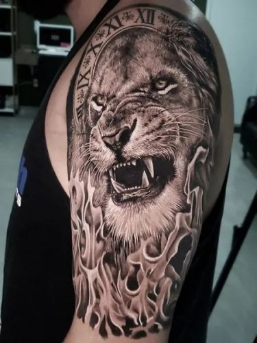 17 Lion Tattoo on Arm: Symbolize Courage and Power