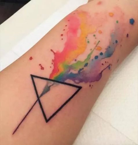 22 Small Colorful Tattoos Ideas