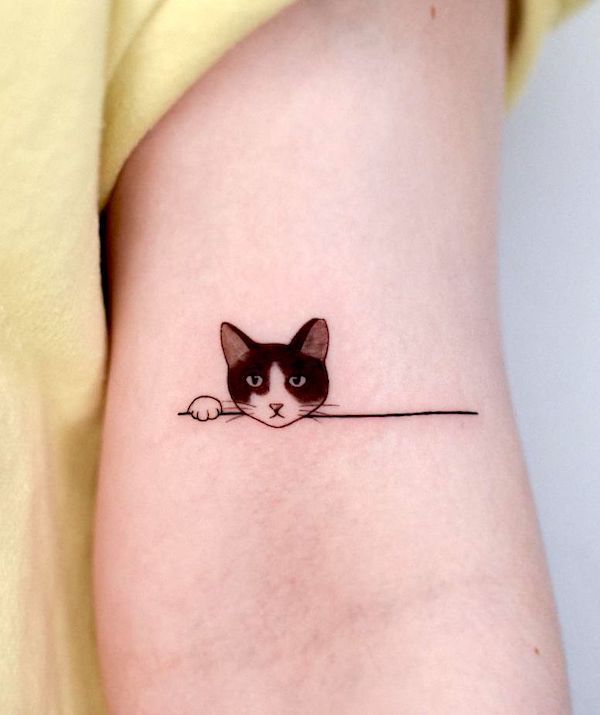 Here Are 28 Cat Tattoo Ideas to Consider in for Women and Men: Minimalist, Funny, Gothic