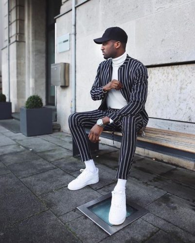 20 Men’s Sneakers with Suits Ideas for