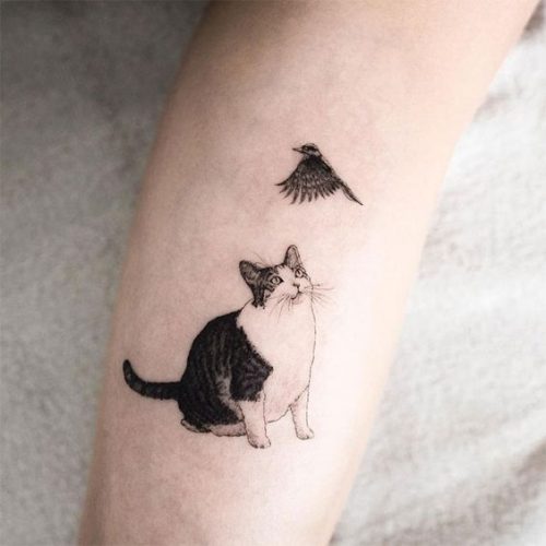 17 Traditional Cat Tattoo Ideas