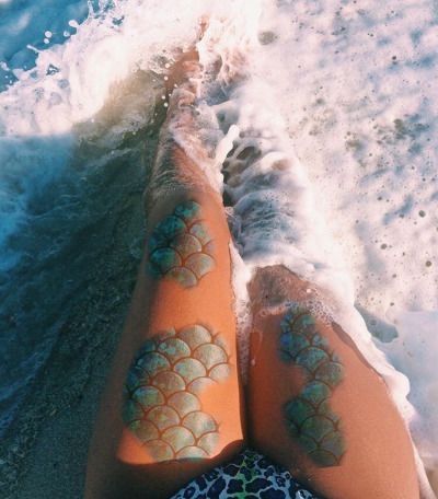 Enchanting Mermaid Scales Tattoos : Top 15 Design Ideas for Ocean-Inspired Ink
