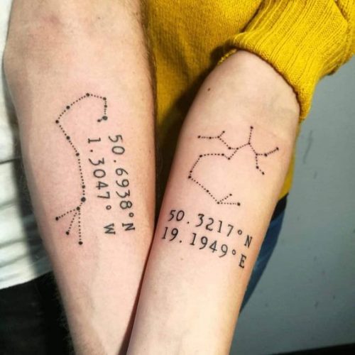 28 Small Couple Tattoo Ideas