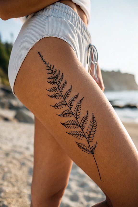29 Fern Tattoo Ideas: Nature s Most Elegant Lines, From Shoulder Fronds to Hip Vines