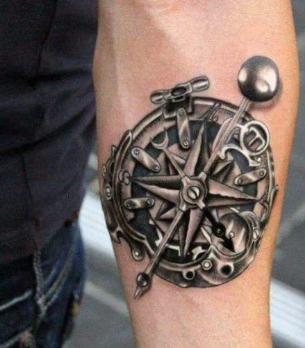 Find Your Direction: 20 Compass Tattoo Ideas for Men