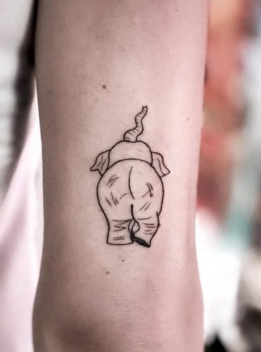 18 Elephant Tattoos Simple Ideas