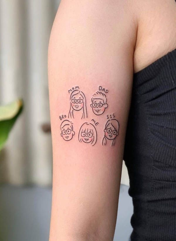 27 Family Tattoo Unique Ink for Guys and Gals & Meaningful Ideas