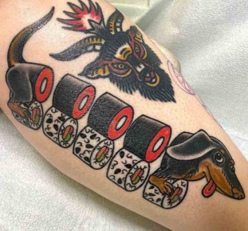 Explore 24 Unique Dachshund Tattoos – Perfect Blend of Style & Sentiment for