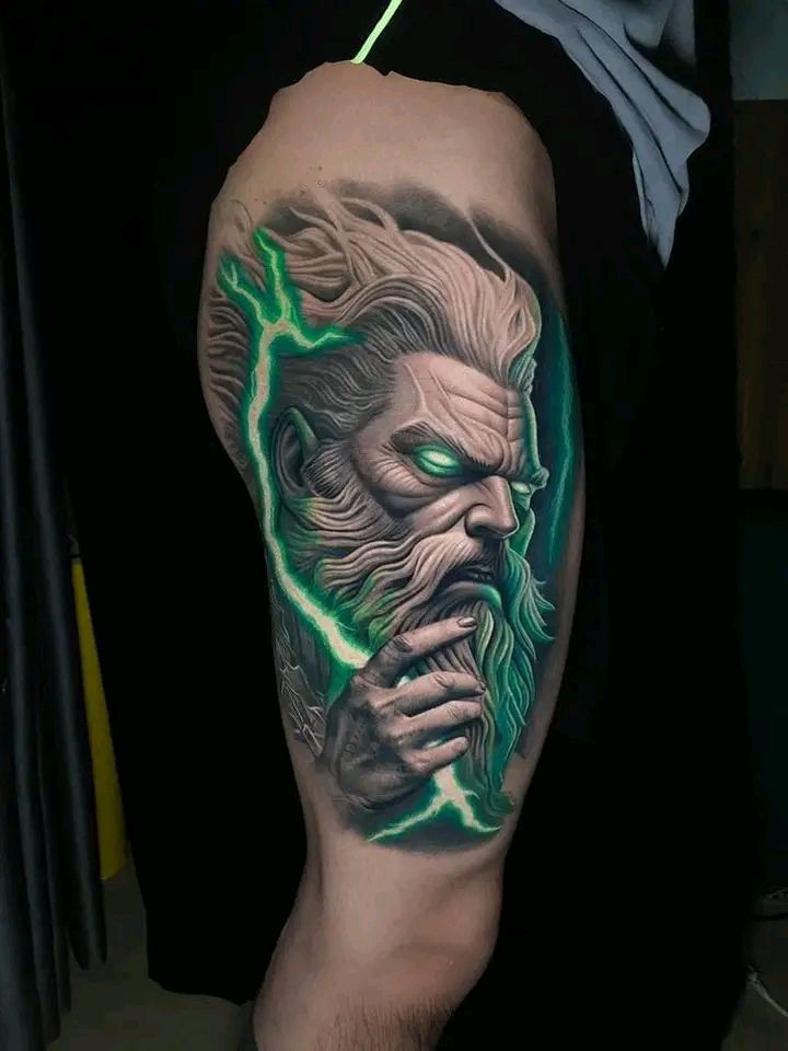 Poseidon Tattoo 26 Ideas : Powerful Greek Mythology Designs for Men Featuring Sleeve