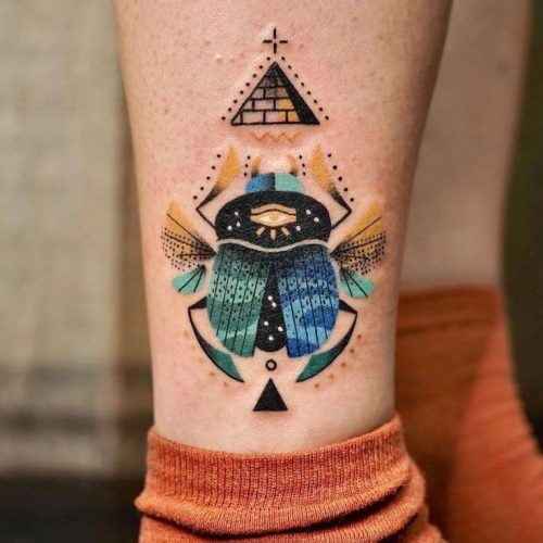 Explore 20 Unique Geometric Animal Tattoos for – From Celestial Wolves to Vibrant Birds