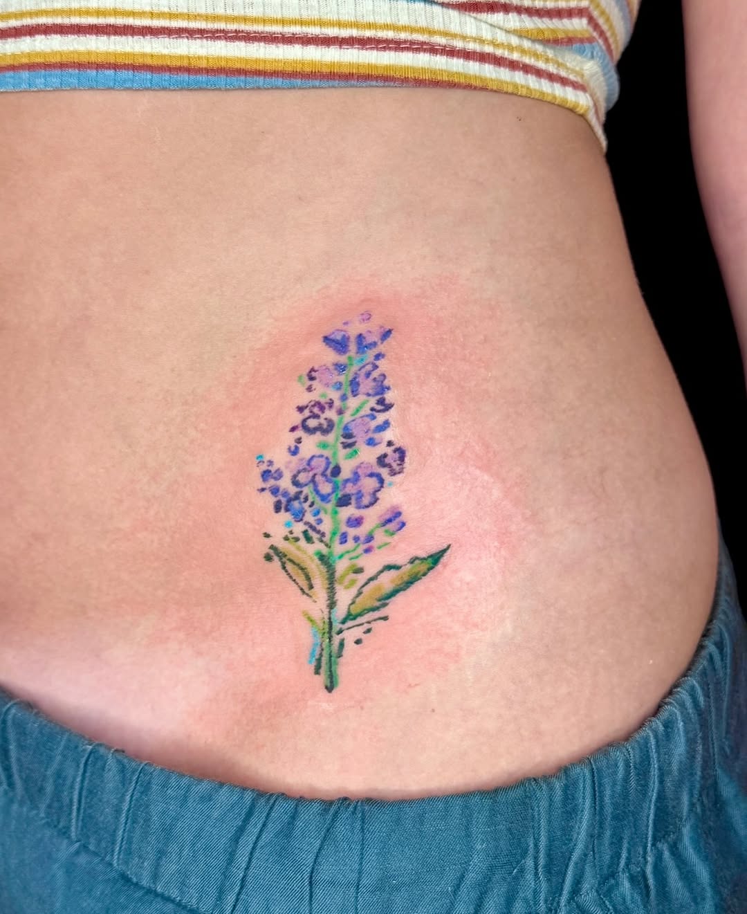 27 Lavender Tattoo Ideas : Fine Line, Bee, Rosemary, Black and Grey, Minimalist, Men and Women
