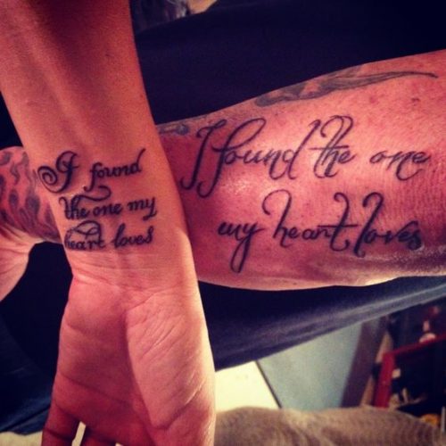 28 Small Couple Tattoo Ideas