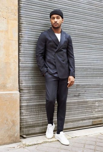 20 Men’s Sneakers with Suits Ideas for