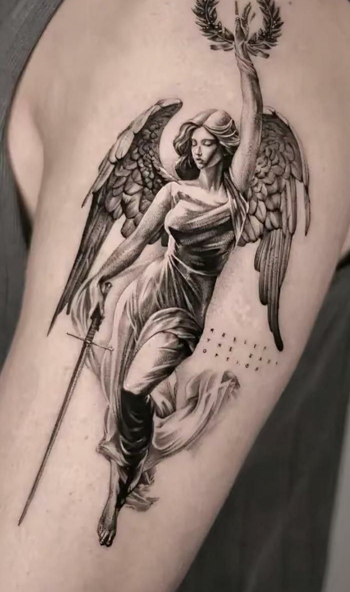 28 Guardian Angel Tattoo Designs for Men and Women Small Meaningful Art Styles