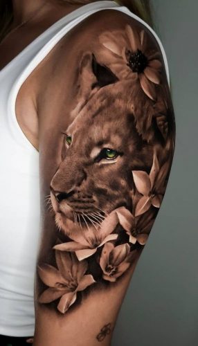 17 Lion Tattoo on Arm: Symbolize Courage and Power