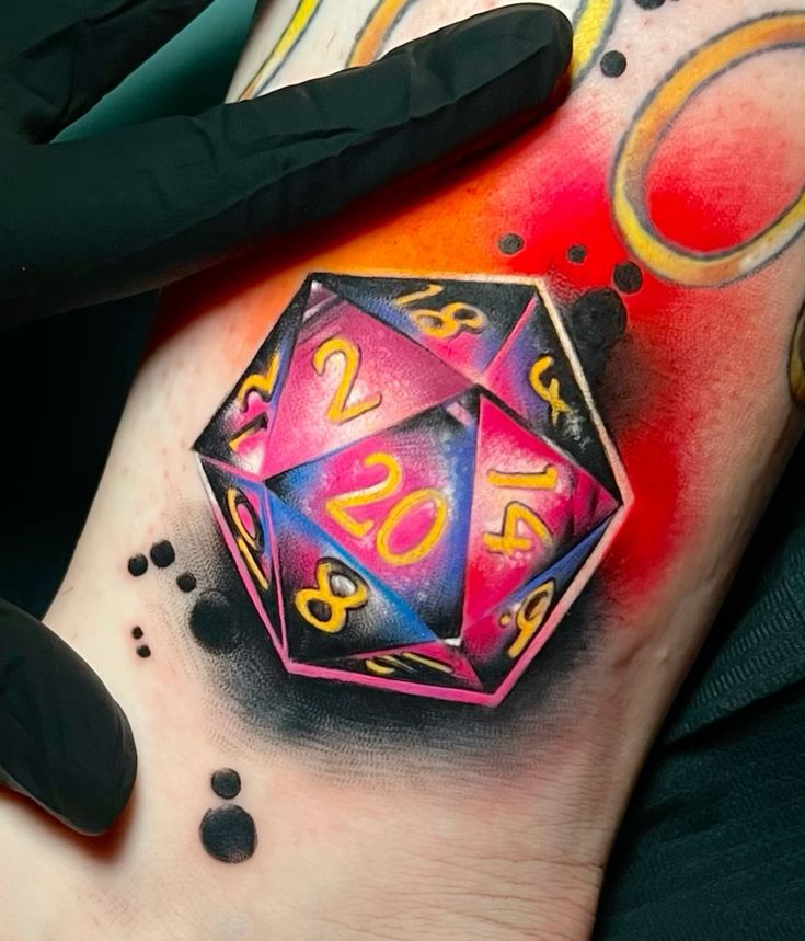 25 Dice Tattoo Ideas with Cool Flash Designs, Stencil Outlines & Men s Placement