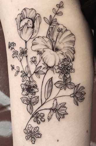 26 Hibiscus Flower Tattoo Ideas