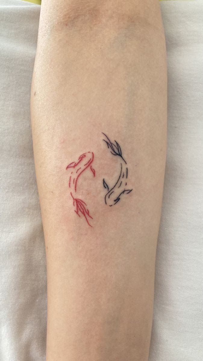 Explore 28 Unique Koi Fish Tattoo Ideas for : Minimalist, Japanese Style, Yin Yang, Fine Line