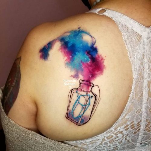 18 Ideas Cover Up with Color Tattoo Art