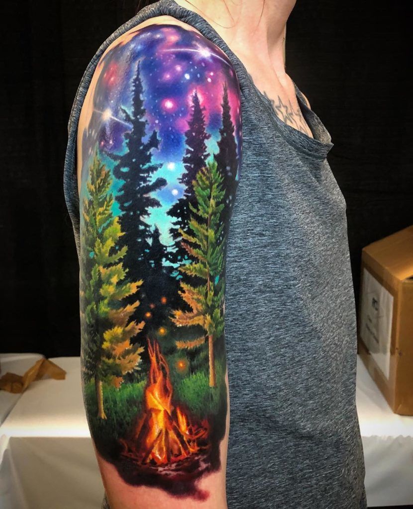 26 Forest Tattoo Designs for Men and Women | Small, Meaningful, First Tattoo Ideas