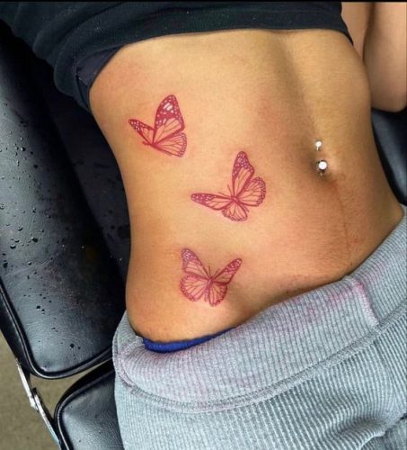 Stunning Butterfly Tattoo Thigh Designs for Women & Men – Ideas from Simple to Large