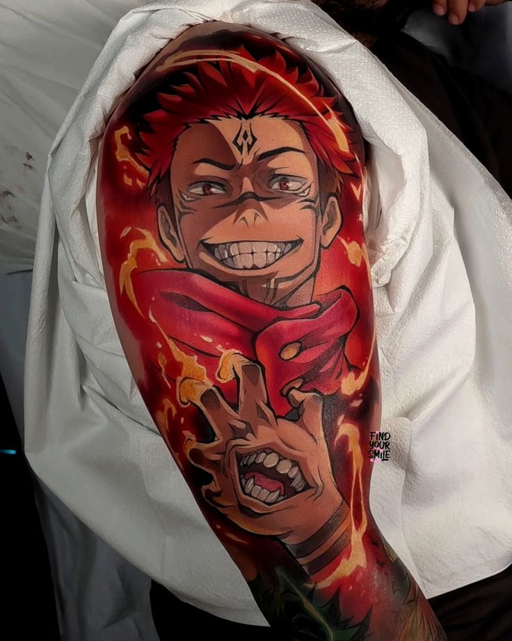 29 Unique Sukuna Tattoo Designs to Try on Your Arms, Hands, Face, Back, Legs, or Signified Parts in