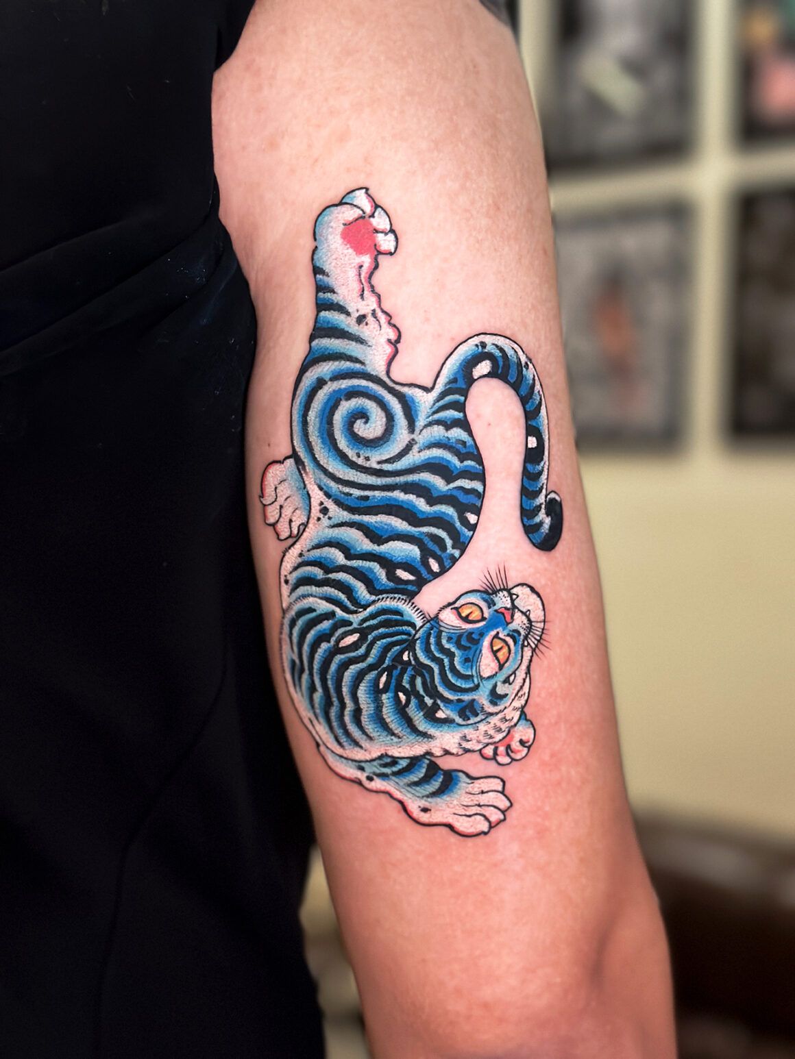 Japanese Tiger Tattoos Traditional Designs, Sleeves, Chest & Arm Ideas