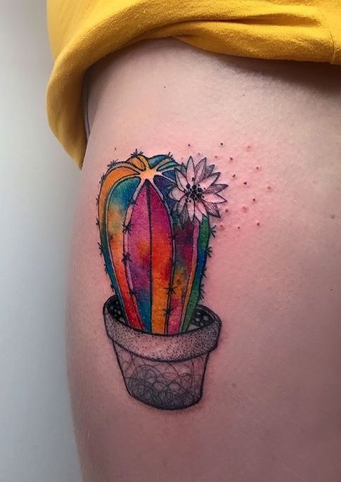25 Cactus Tattoo Ideas : Creative, Minimalist, Traditional, and Realistic Designs for Women and Men