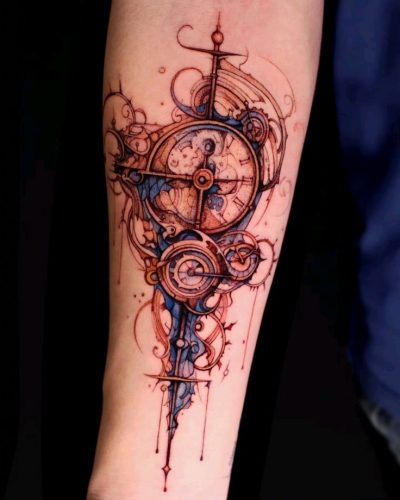 Explore 22 Unique Steampunk Tattoo Ideas for : Victorian Elegance Meets Modern Mechanics