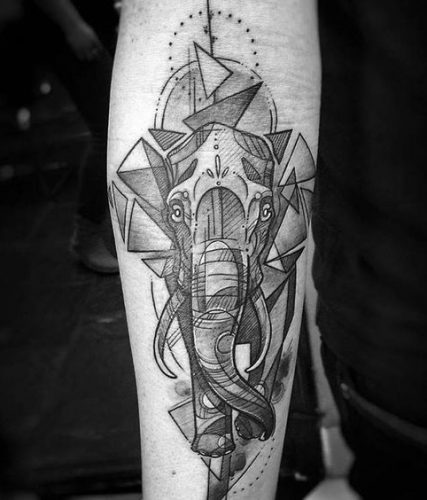 17 Elephant Tattoo Ideas on the Arm