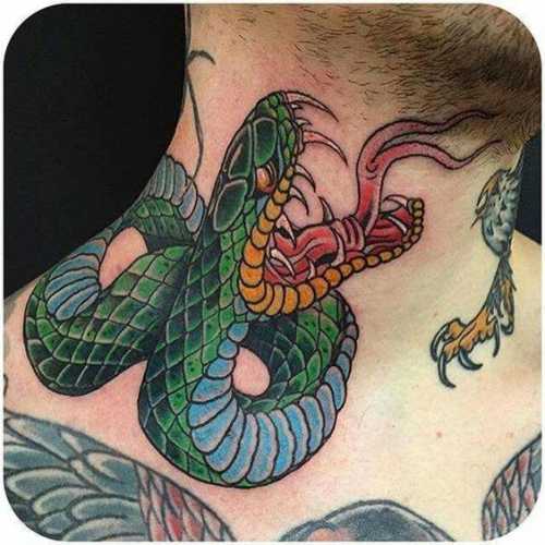 21 Snake Tattoo Neck Ideas for a Unique Touch