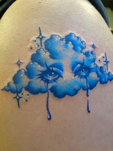 The Art of Cloud Tattoos: 22 Heavenly Designs for