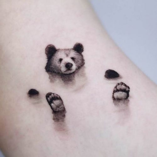 Explore 20 Unique Bear Tattoo Designs: From Whimsical and Colorful to Minimalist and Traditional