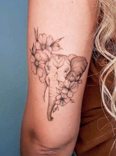 18 Elephant Tattoos Simple Ideas