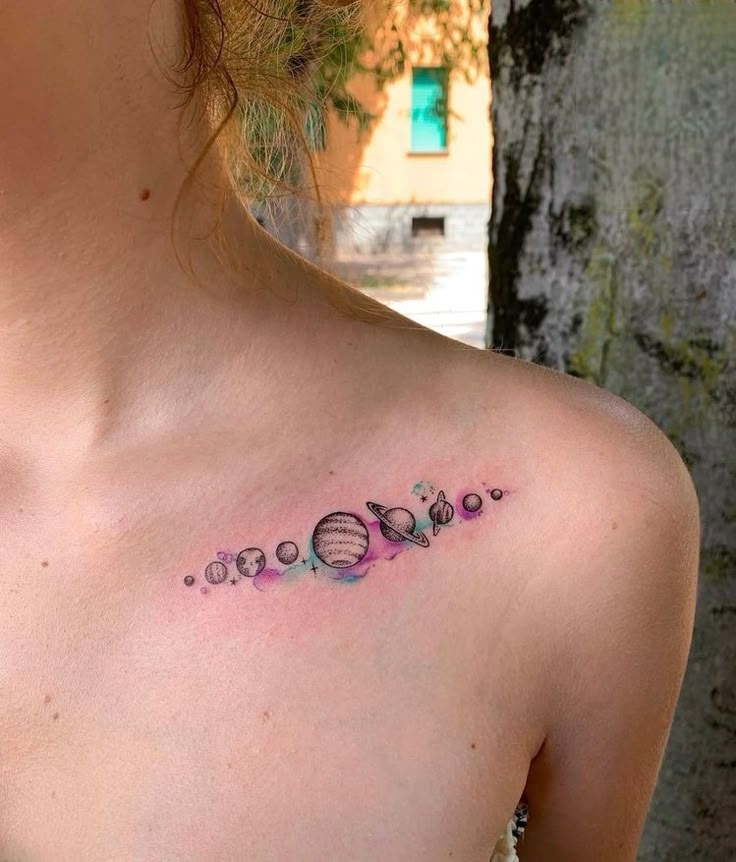 27 Space Tattoo Ideas for Women and Men Galaxy Sleeve Designs, Minimalist Forearm Art