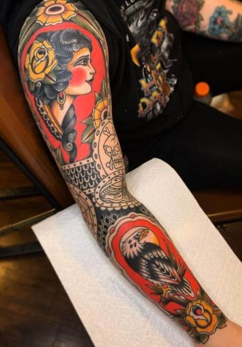 16 Full Color Tattoo Sleeve Ideas