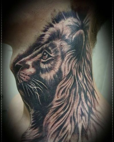 Neck Lion Tattoo: 17 Subtle and Striking Designs