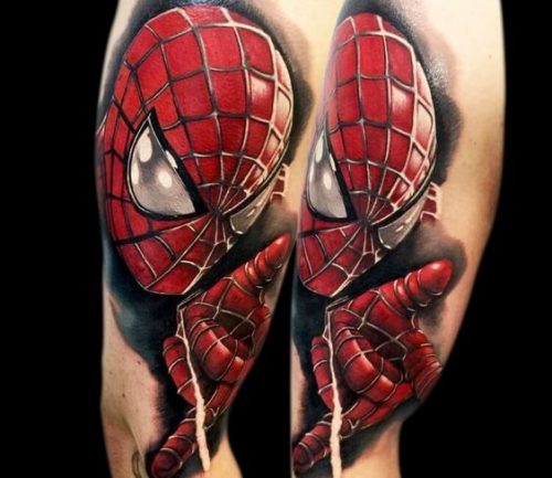 Top 19 Spider Man Tattoo Ideas