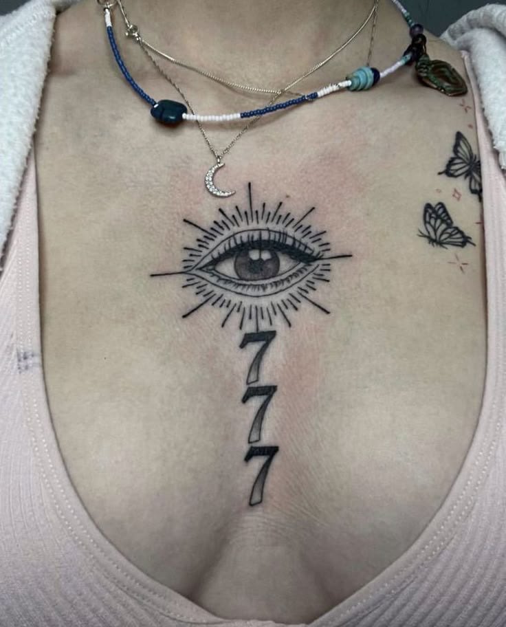29 Ideas Sternum Tattoo : A Guide to Bold, Feminine & Unique Designs